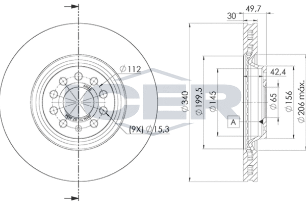 Tarcza hamulcowa ICER 78BD6085-2