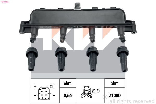Cewka zapłonowa KW 470 405