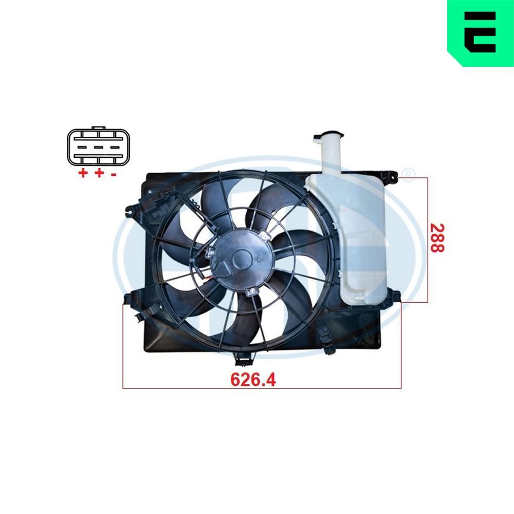 Ventilator, radiator ERA 352135