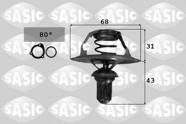Termostat, środek chłodzący SASIC 3381721