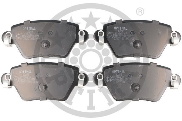 Zestaw klocków hamulcowych, hamulce tarczowe OPTIMAL BP-12249