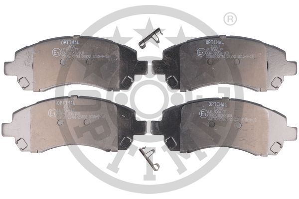 Zestaw klocków hamulcowych, hamulce tarczowe OPTIMAL BP-10200
