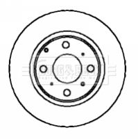 Tarcza hamulcowa BORG & BECK BBD5868S