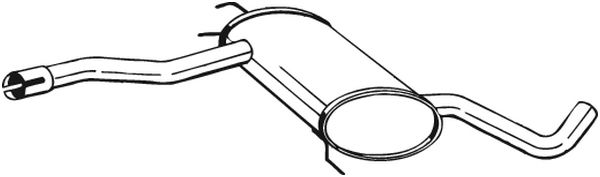 Tłumik środkowy KLOKKERHOLM 278-733