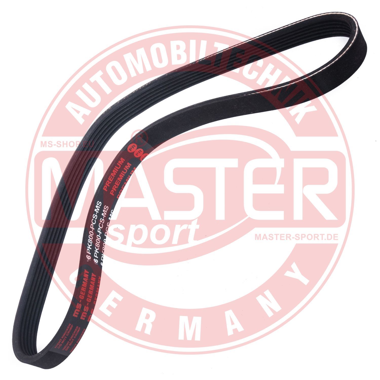 Pasek klinowy wielorowkowy MASTER-SPORT GERMANY 6PK800-PCS-MS