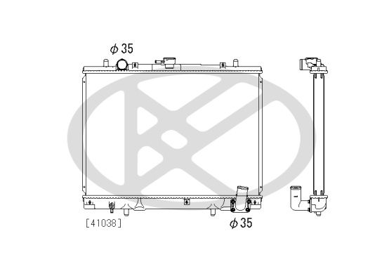 Radiator, racire motor KOYORAD PL031878