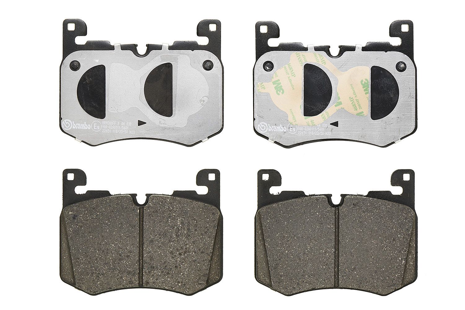Zestaw klocków hamulcowych, hamulce tarczowe BREMBO P 44 030