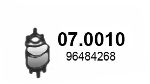 Katalizator ASSO 96484268