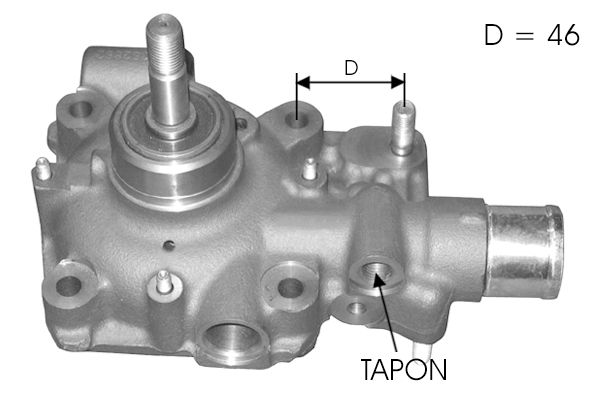 Pompe à eau, refroidissement du moteur
