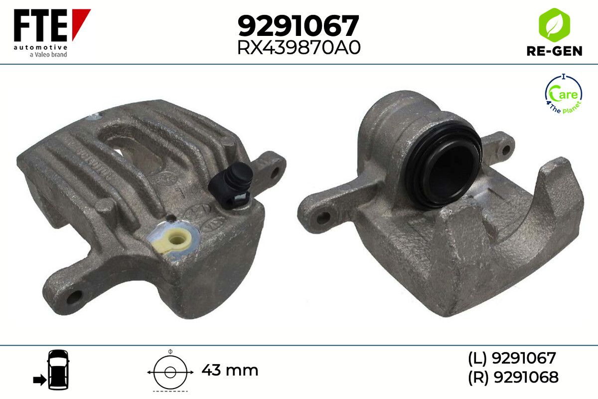 Etrier frana FTE 9291067