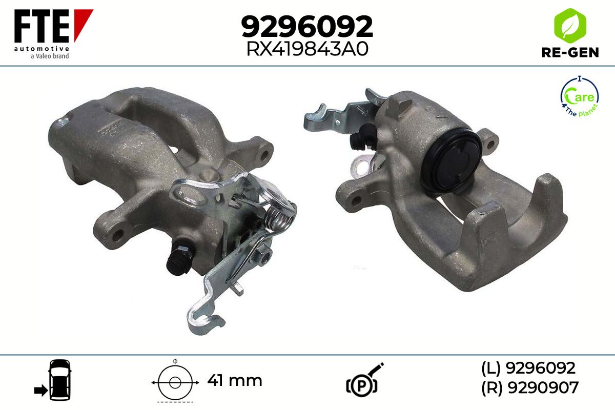 Etrier de frână FTE 9296092