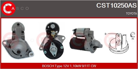 Levně Startér CASCO CST10250AS