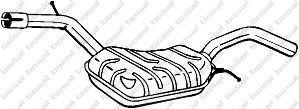 Tłumik środkowy KLOKKERHOLM 233-083