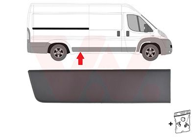 Elemente decorative/protectie, panou lateral VAN WEZEL 4064416