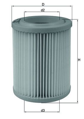 Vzduchový filter KNECHT LX 1768