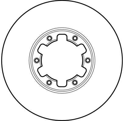 Levně Brzdový kotouč TRW DF2625