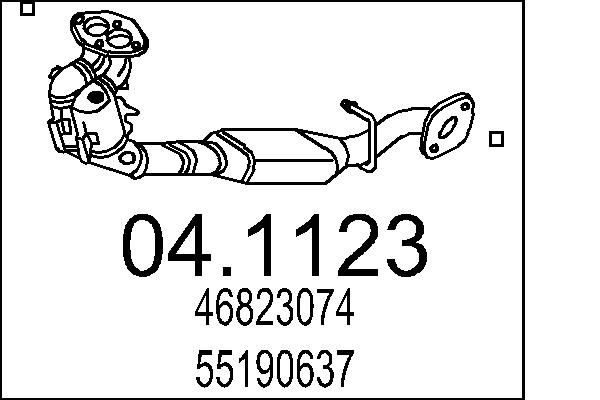 Katalizator MTS 46823074