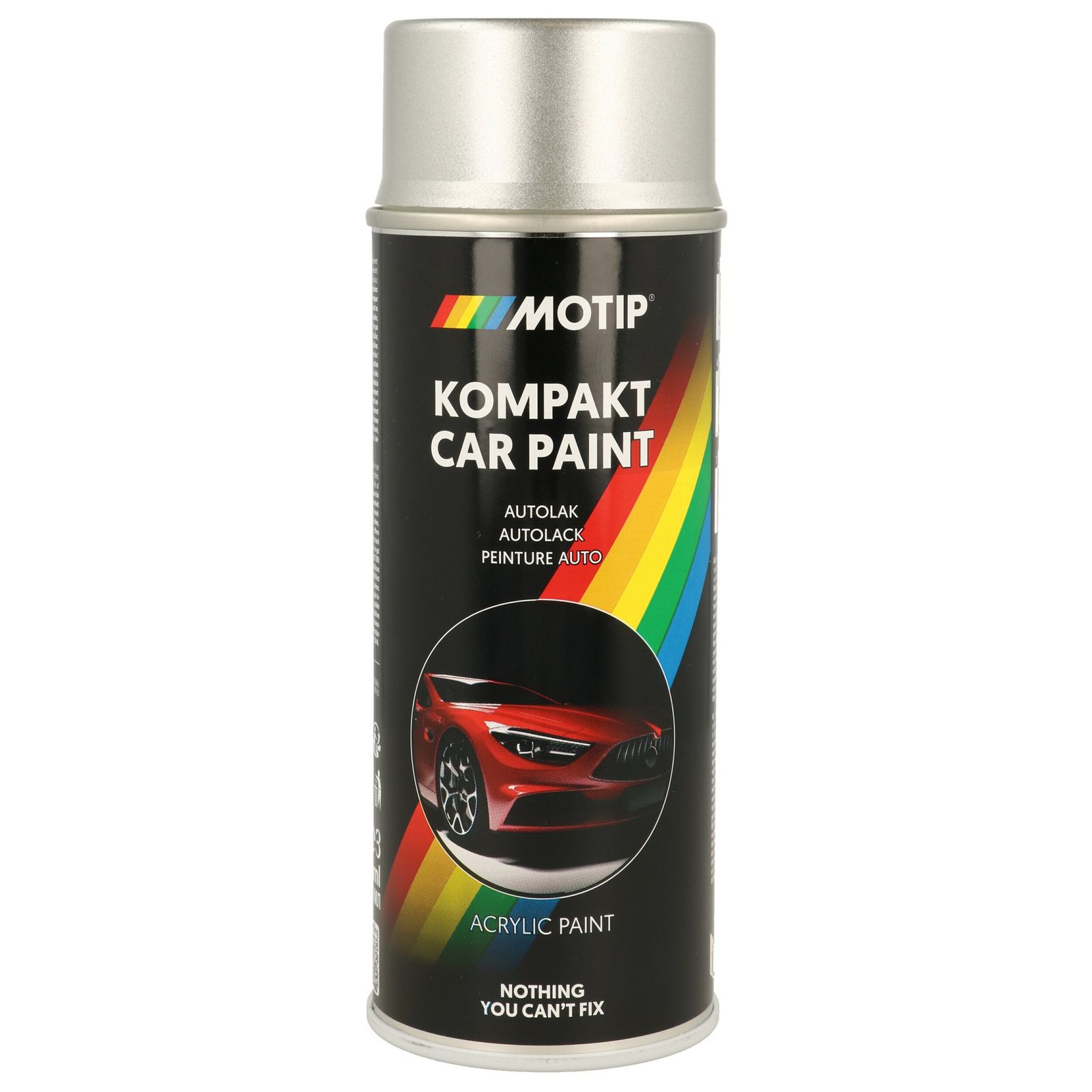 Vopsea auto MOTIP KOMPAKT CAR PAINT silver metallic 400 ml 55105