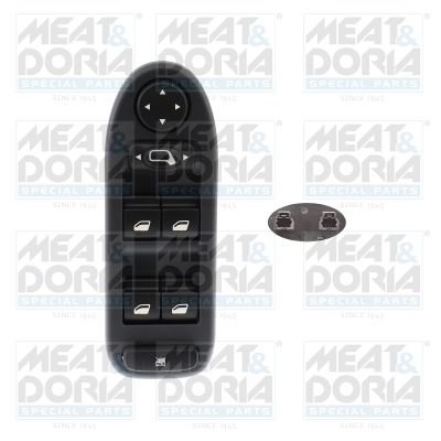 Przełącznik, podnośnik szyby MEAT & DORIA 26850
