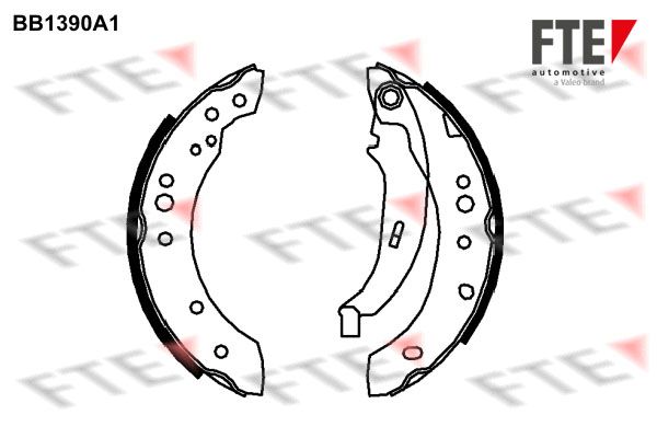 Zestaw szczęk hamulcowych FTE 9100128