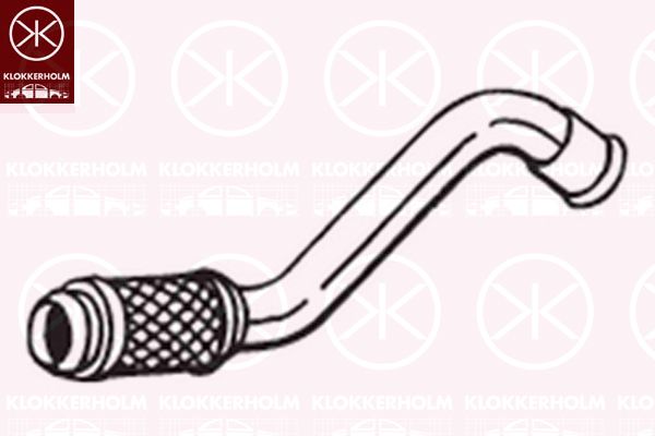 Rura wydechowa KLOKKERHOLM 700-221