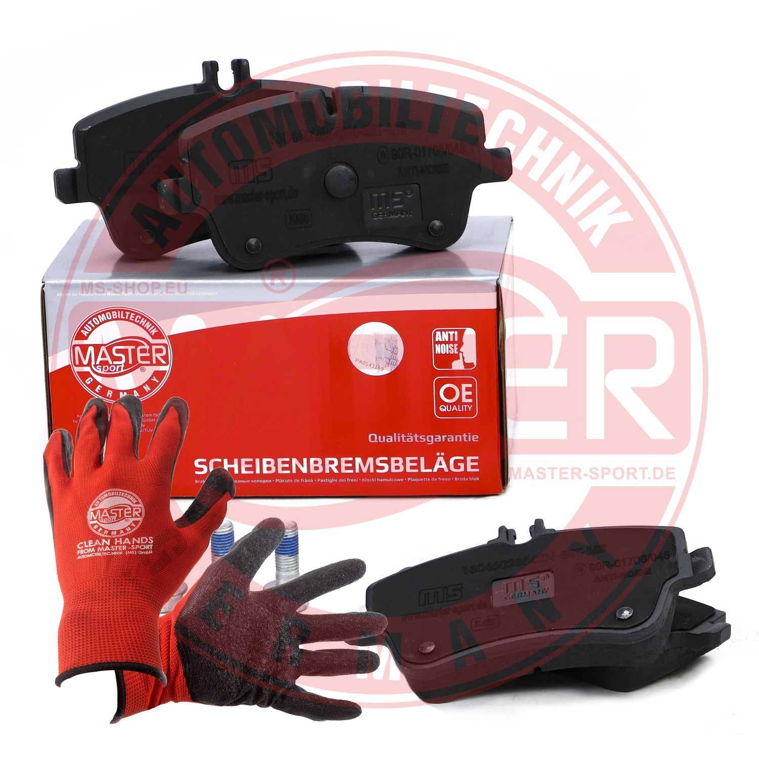 Zestaw klocków hamulcowych, hamulce tarczowe MASTER-SPORT GERMANY 13046028542N-SET-MSP