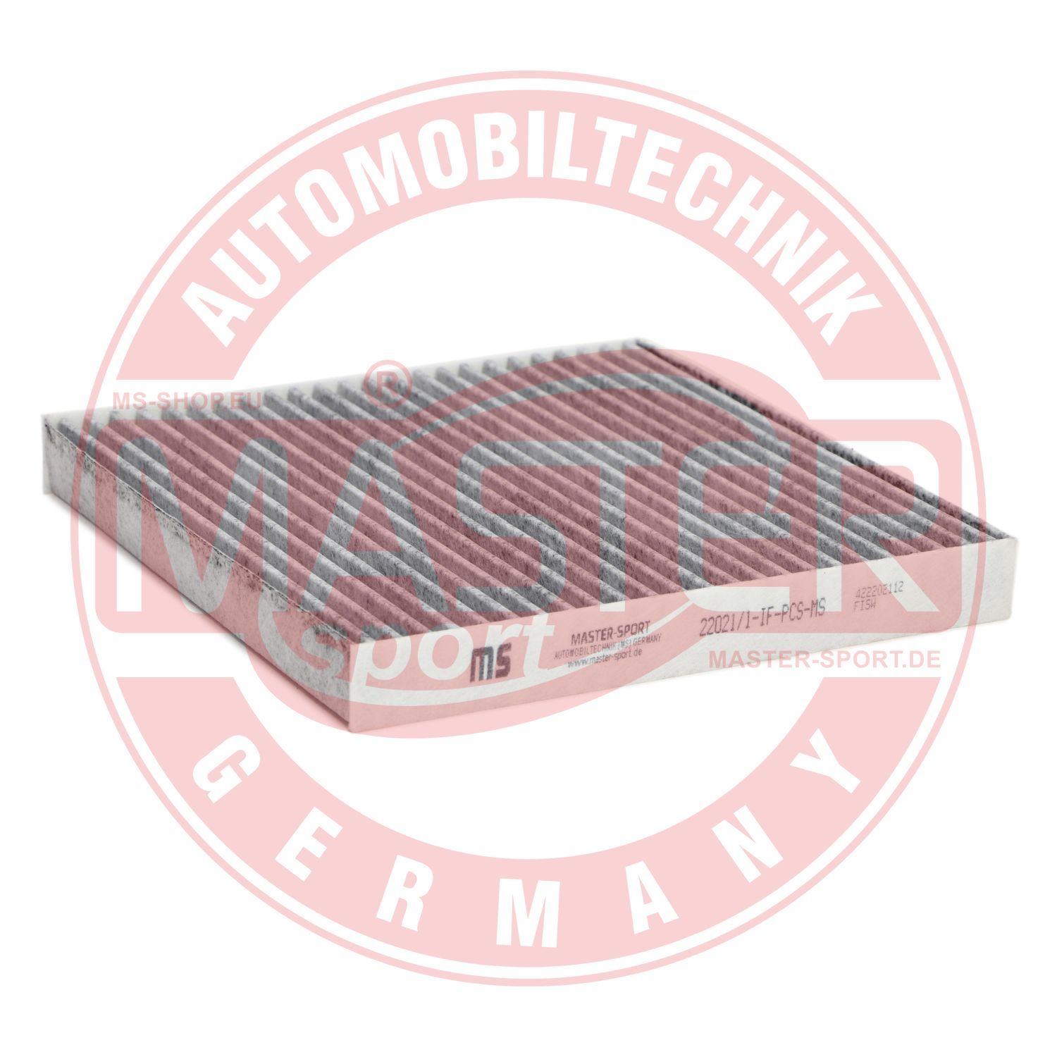 Filtr, wentylacja przestrzeni pasażerskiej MASTER-SPORT GERMANY 22021/1-IF-PCS-MS