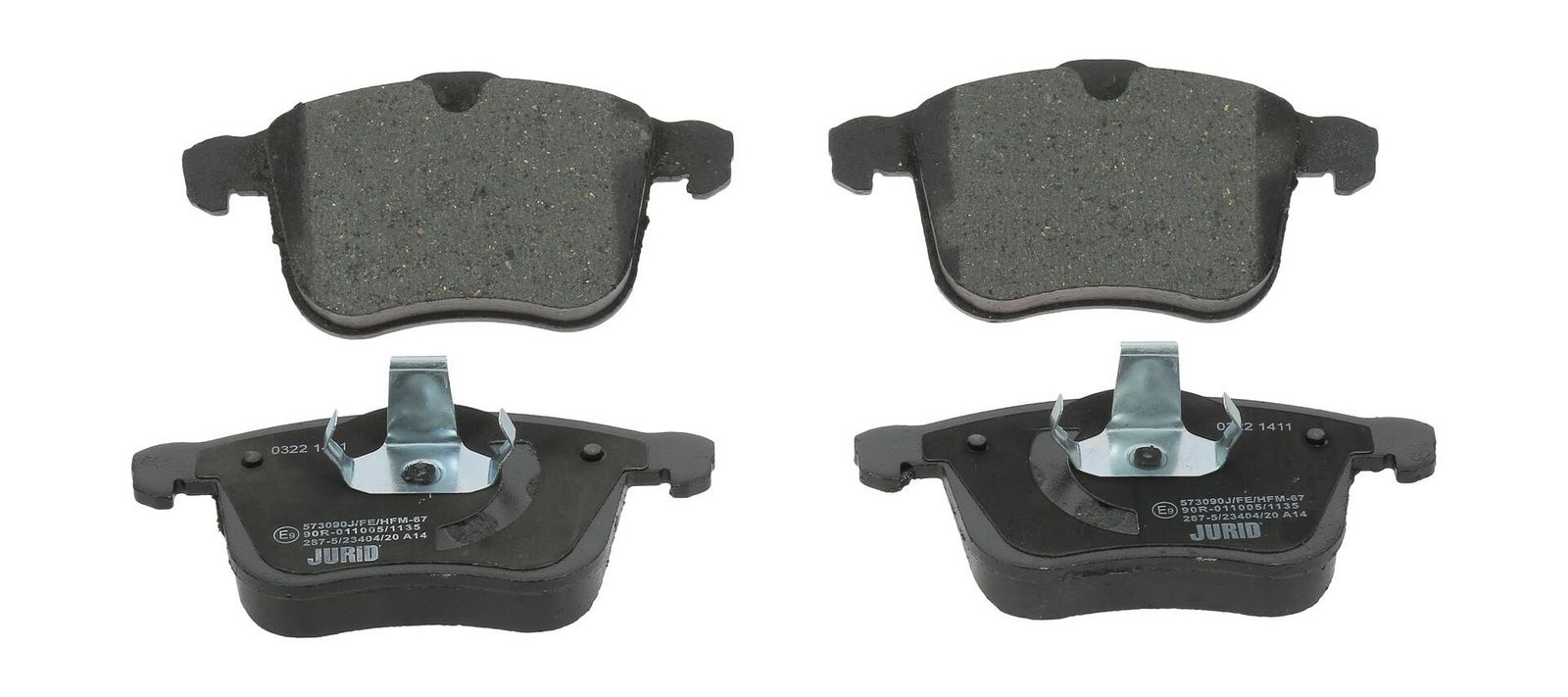 Комплект тормозных колодок, дисковый тормоз