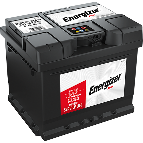 Autobaterie Energizer Plus 12V, 41Ah, 360A
