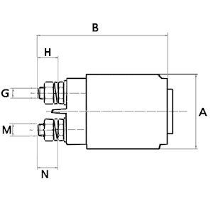 Solenoid, electromotor HC-Cargo F 032 132 977