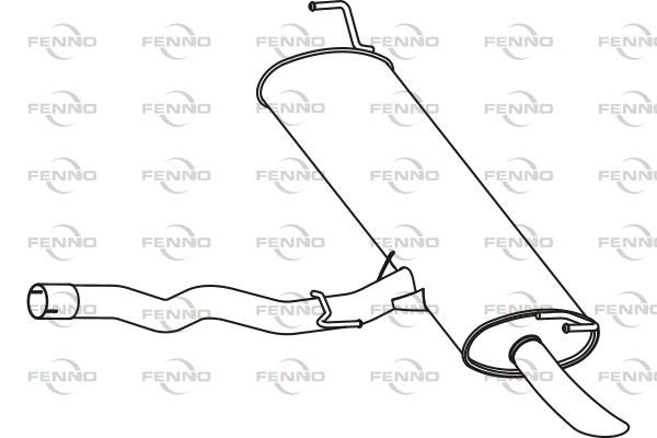 Tłumik końcowy FENNO P41065
