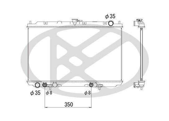 Radiator, racire motor KOYORAD PL021769