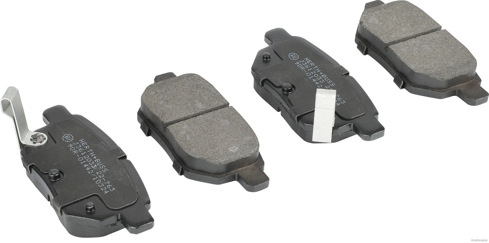 set placute frana,frana disc HERTH+BUSS JAKOPARTS J3612033