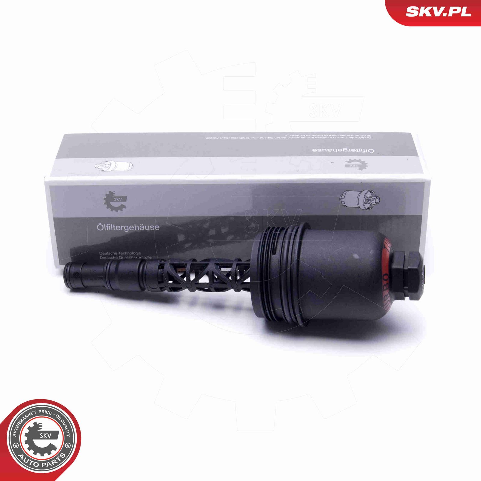 Vāks, Eļļas filtra korpuss