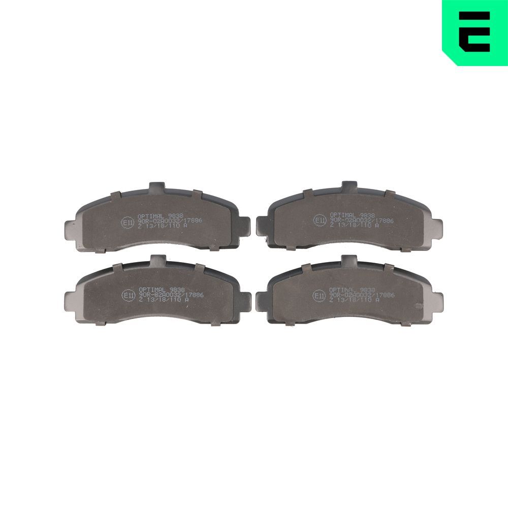 set placute frana,frana disc OPTIMAL BP-09838