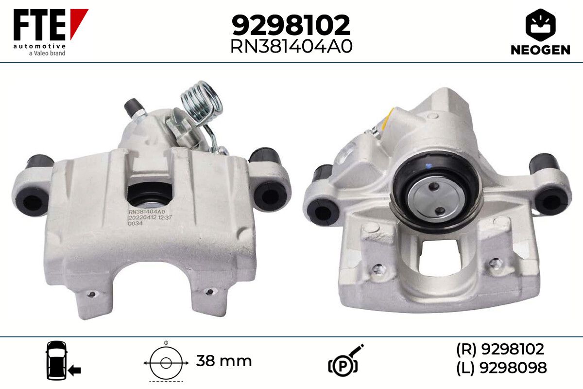 Etrier frana FTE NEOGEN 9298102