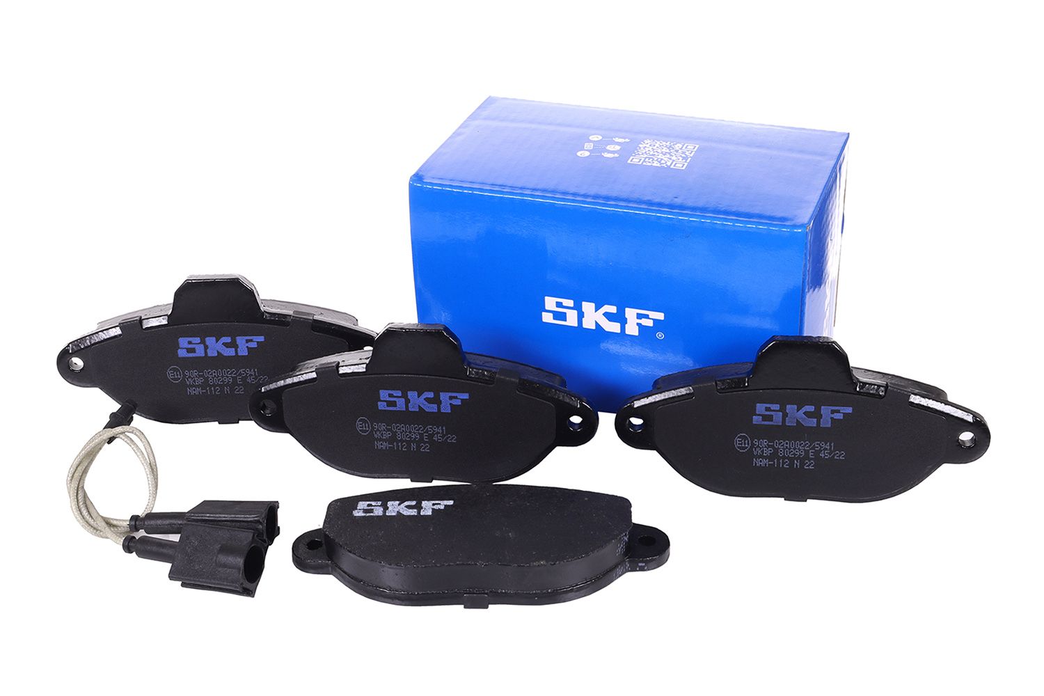 Sada brzdových platničiek kotúčovej brzdy SKF VKBP 80299 E
