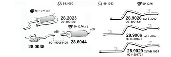 Układ wydechowy ASSO ART4200