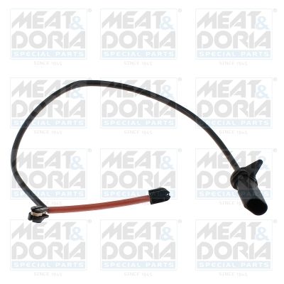 Styk ostrzegawczy, zużycie okładzin hamulcowych MEAT & DORIA 212202