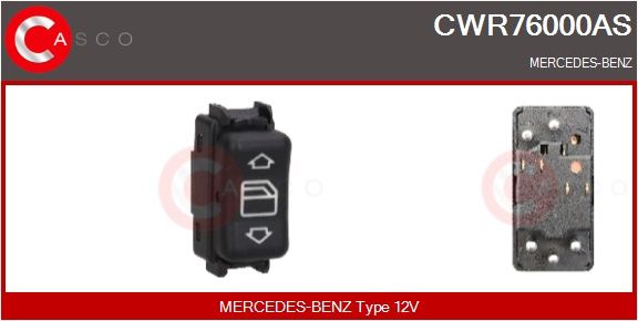 Levně Spínač, zvedací zařízení oken CASCO CWR76000AS