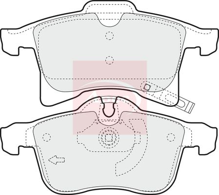 Apec - Front Brake Pad Set