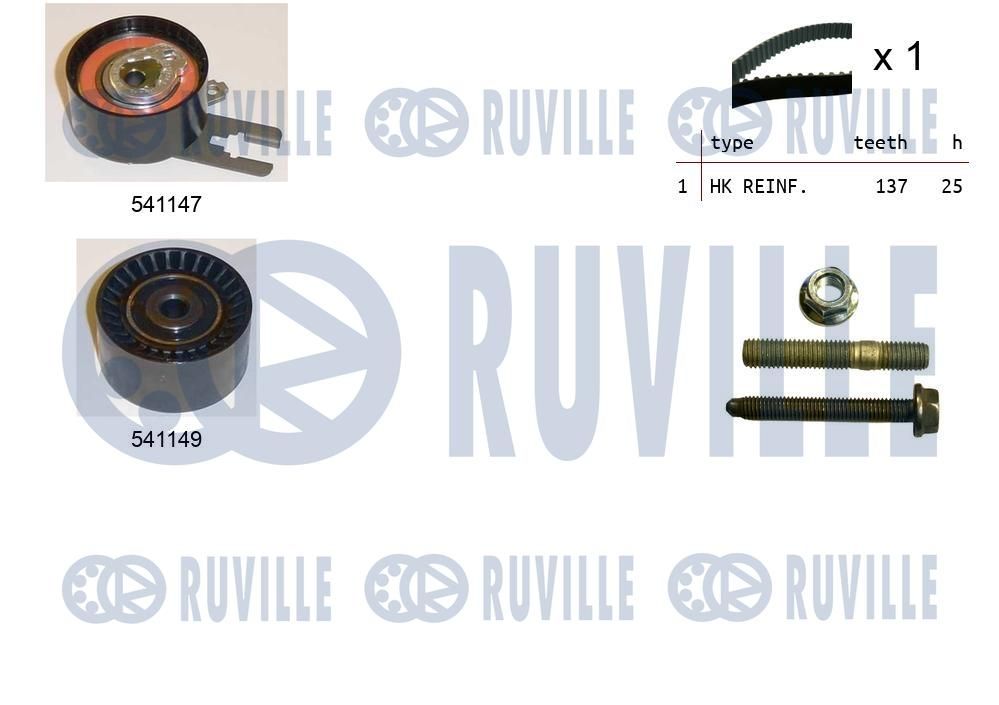 Zestaw paska rozrządu RUVILLE 550058