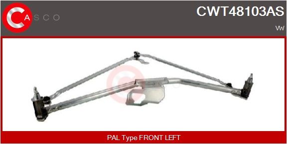 Tyčoví stěračů CASCO CWT48103AS