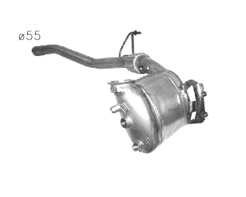 Filtr sadzy / filtr cząstek stałych, układ wydechowy ASSO 1K0254700NX