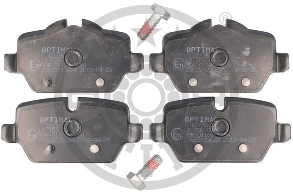Zestaw klocków hamulcowych, hamulce tarczowe OPTIMAL BP-12236