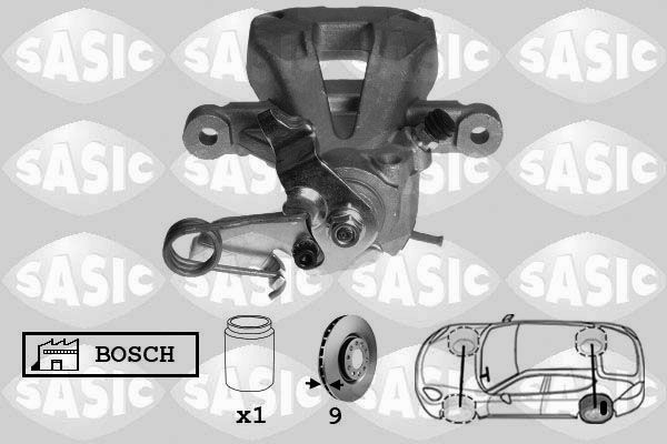 Zacisk hamulca SASIC 6500036