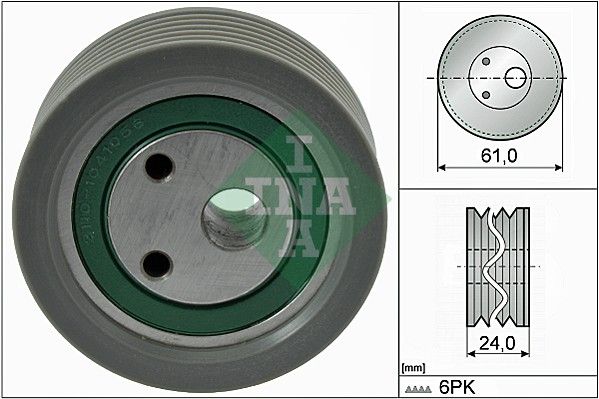 Rolka napinacza, pasek klinowy wielorowkowy SCHAEFFLER INA 531091010
