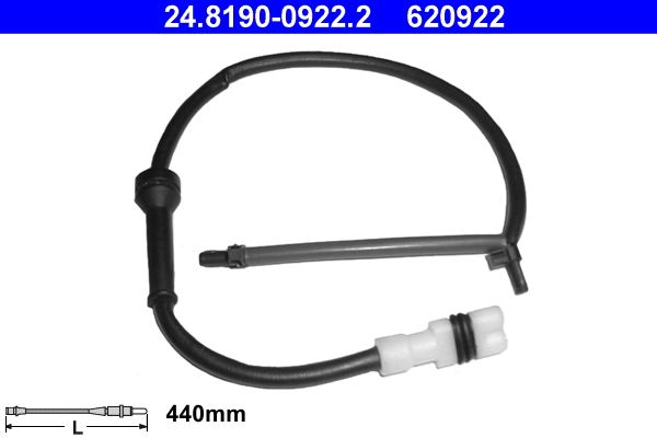 ATE 24.8190-0269.2 Sensore Usura Pastiglie Freno | Kit Completo, Lunghezza 965mm, Per BMW X5 (2007+) - Qualità OEM
