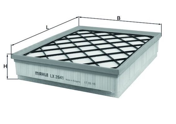 Vzduchový filtr MAHLE LX 2641