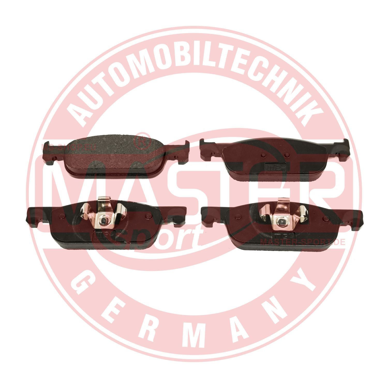 Zestaw klocków hamulcowych, hamulce tarczowe MASTER-SPORT GERMANY 13046121572N-SET-MS
